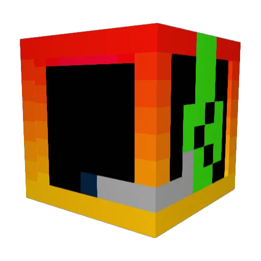 yolo98 Minecraft avatar head, 3D render