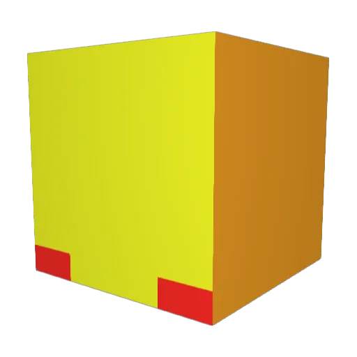 yolo_simpson Minecraft avatar head, 3D render