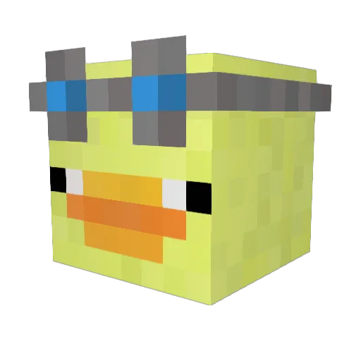 yolobreaker Minecraft avatar head, 3D render