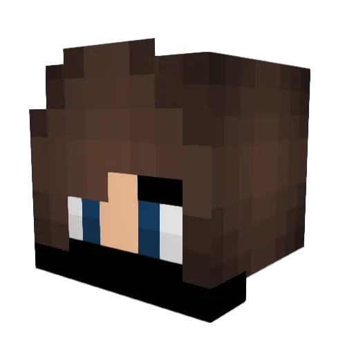 yologirl_jo Minecraft avatar head, 3D render