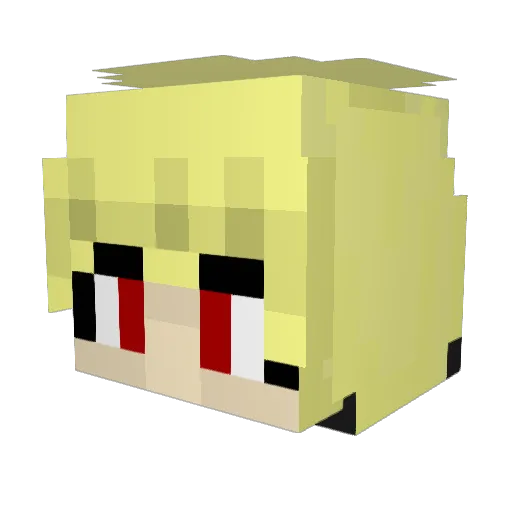 yoloh0 Minecraft avatar head, 3D render
