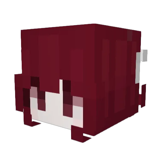 yolovt Minecraft avatar head, 3D render
