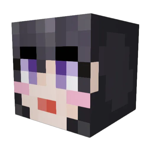 yom883 Minecraft avatar head, 3D render