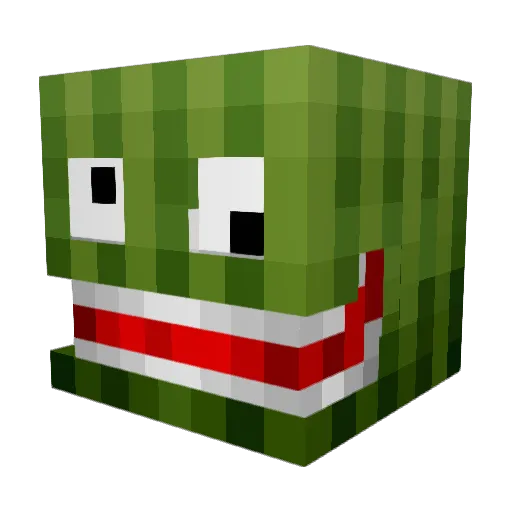 yomama090 Minecraft avatar head, 3D render