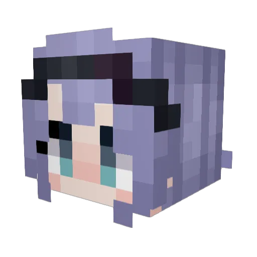 yoman309 Minecraft avatar head, 3D render