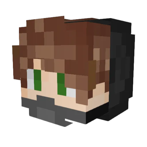 yomikester238 Minecraft avatar head, 3D render