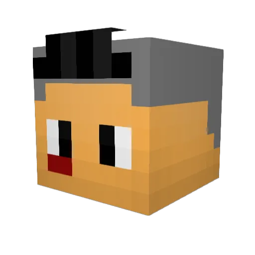 yona138 Minecraft avatar head, 3D render