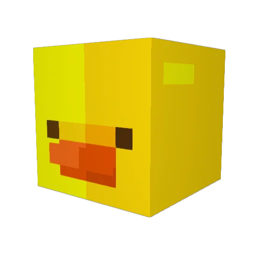 yonat_man Minecraft avatar head, 3D render