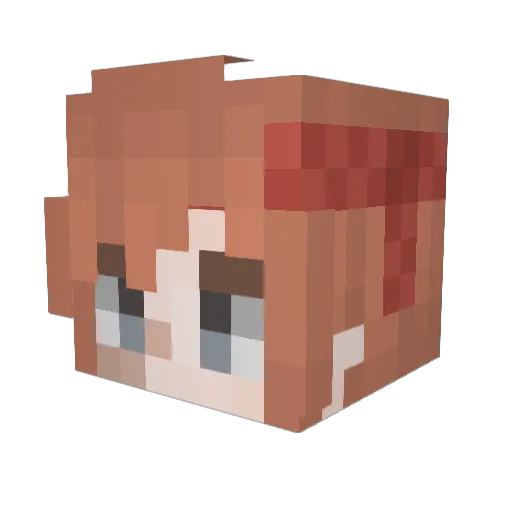 yonb228 Minecraft avatar head, 3D render