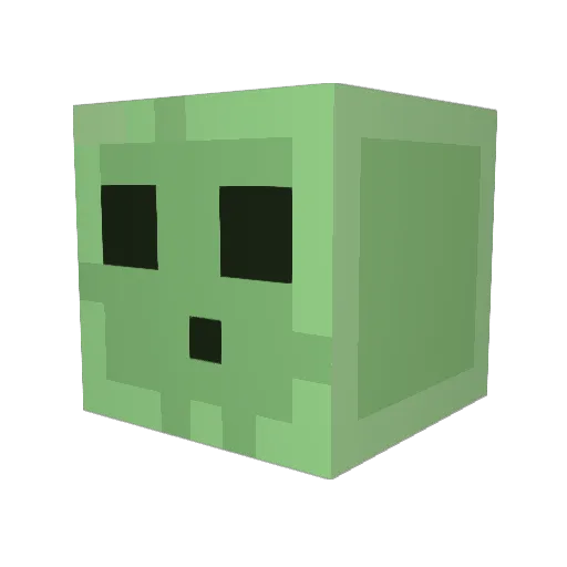 yonc_o Minecraft avatar head, 3D render