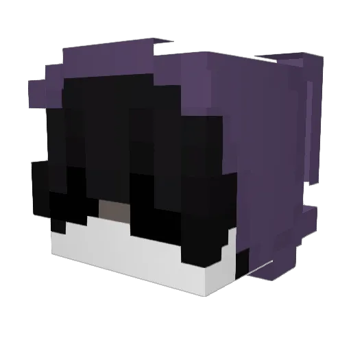 yone_solo Minecraft avatar head, 3D render