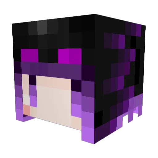 yong_yu_ Minecraft avatar head, 3D render