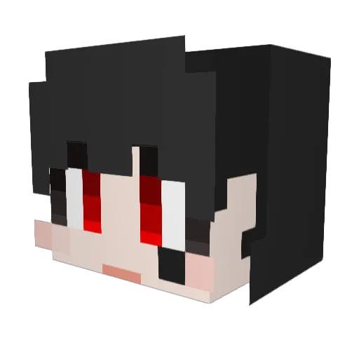 yongkxt Minecraft avatar head, 3D render