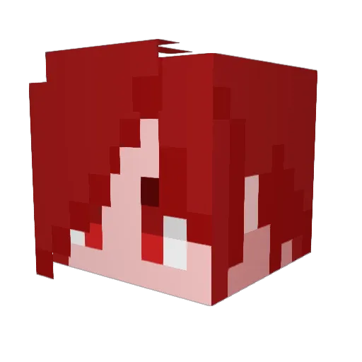 yongtai Minecraft avatar head, 3D render