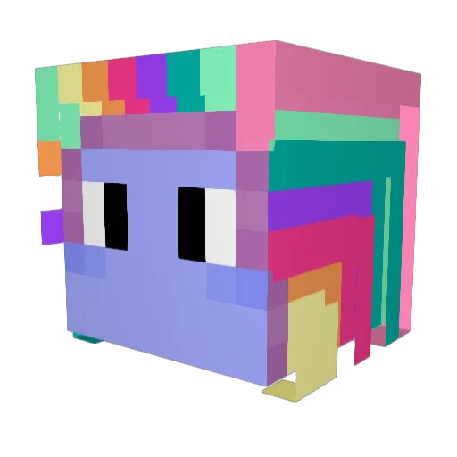 yonkoking Minecraft avatar head, 3D render
