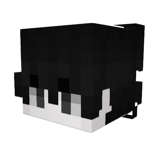 yonokasu Minecraft avatar head, 3D render