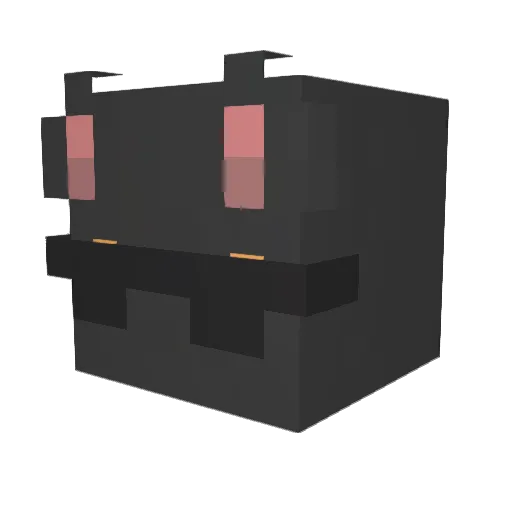 yonoyeet Minecraft avatar head, 3D render