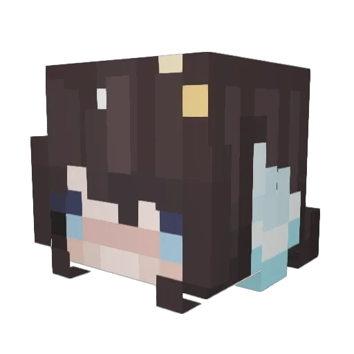 yonuvi Minecraft avatar head, 3D render