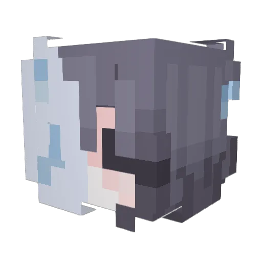 yooer Minecraft avatar head, 3D render