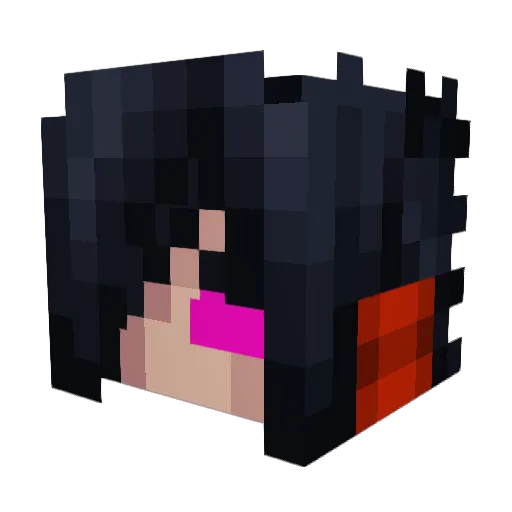 yoogen Minecraft avatar head, 3D render