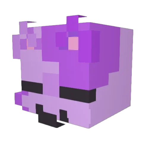 yoojiho_ Minecraft avatar head, 3D render