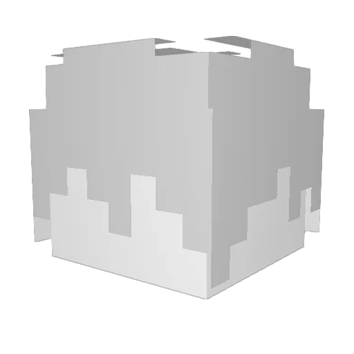 yoojin_ssaem Minecraft avatar head, 3D render