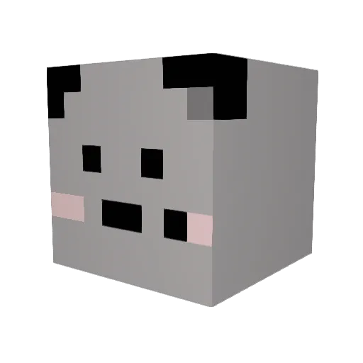 yoomin31 Minecraft avatar head, 3D render