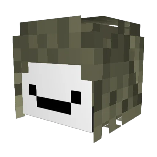 yoon2581 Minecraft avatar head, 3D render