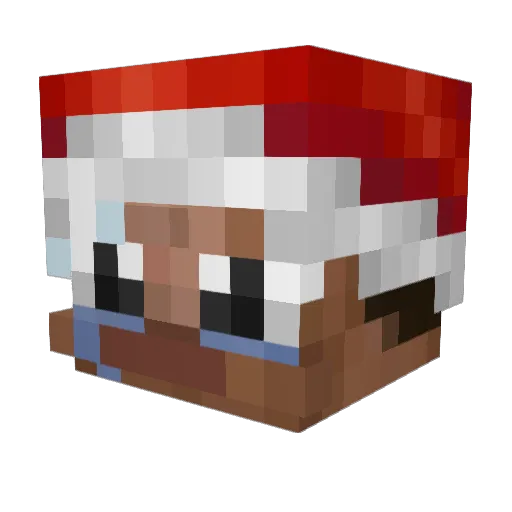 yoon_hs Minecraft avatar head, 3D render