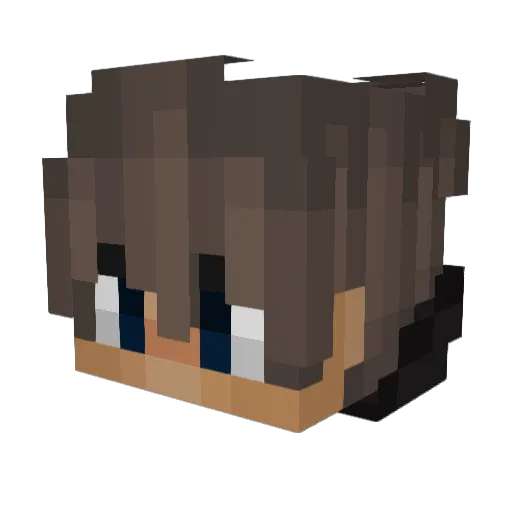 yoongw1231 Minecraft avatar head, 3D render