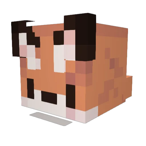 yoonjae_1605 Minecraft avatar head, 3D render