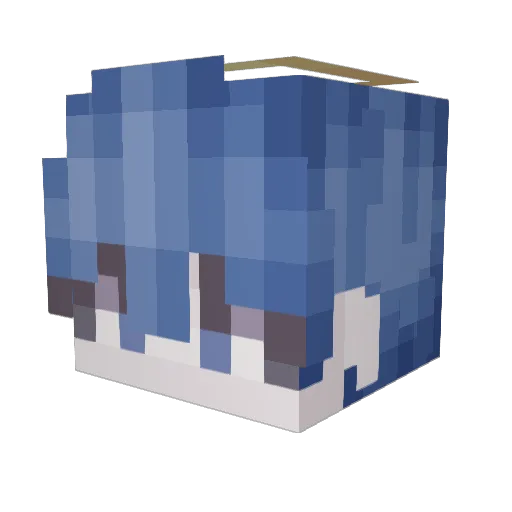 yoonseo77 Minecraft avatar head, 3D render