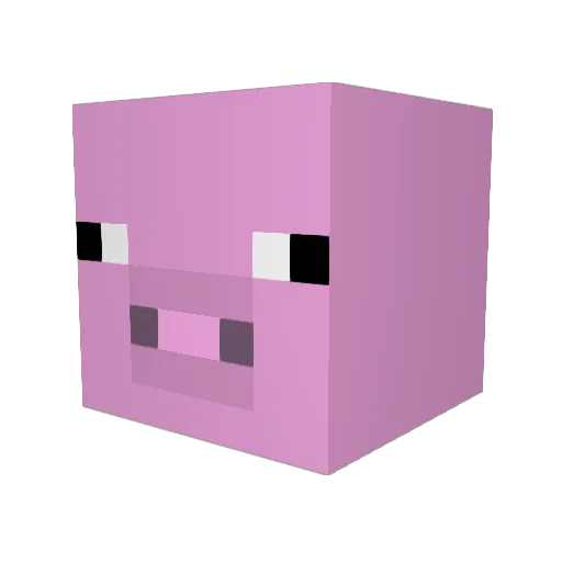 yoonspoon32 Minecraft avatar head, 3D render