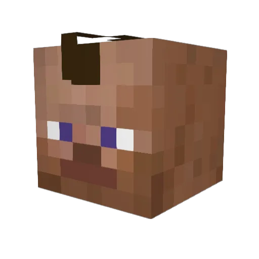 yoonsup2012 Minecraft avatar head, 3D render