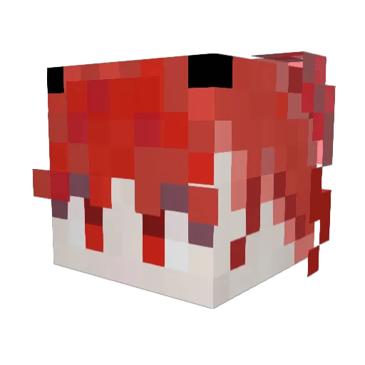 yooodream Minecraft avatar head, 3D render