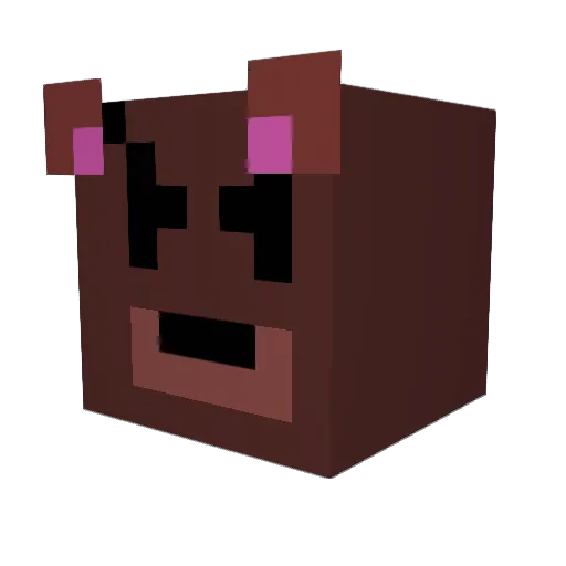 yooogurt Minecraft avatar head, 3D render