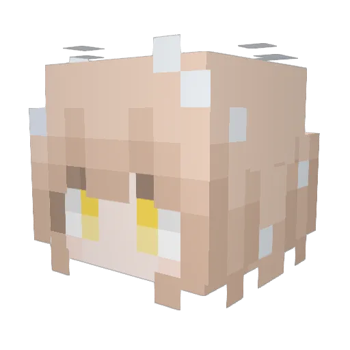 yoooo_233 Minecraft avatar head, 3D render