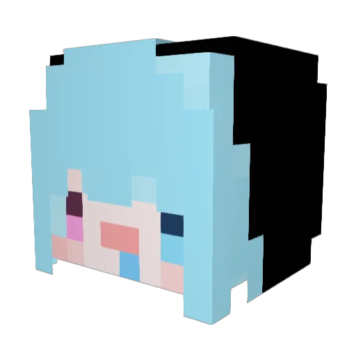 yoooooo_OvO Minecraft avatar head, 3D render