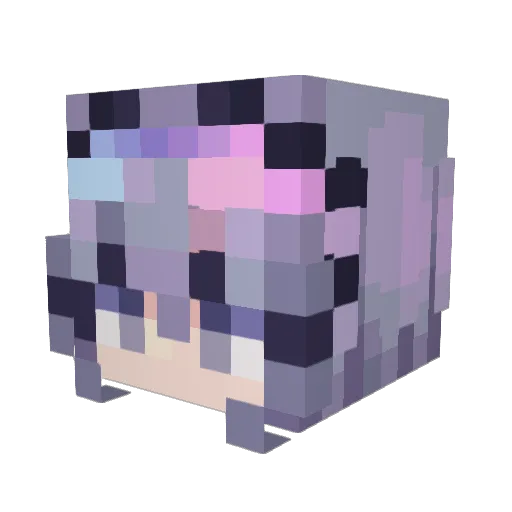 yoorish0 Minecraft avatar head, 3D render