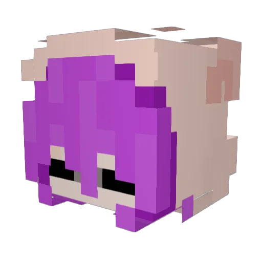 yooyonggiu Minecraft avatar head, 3D render