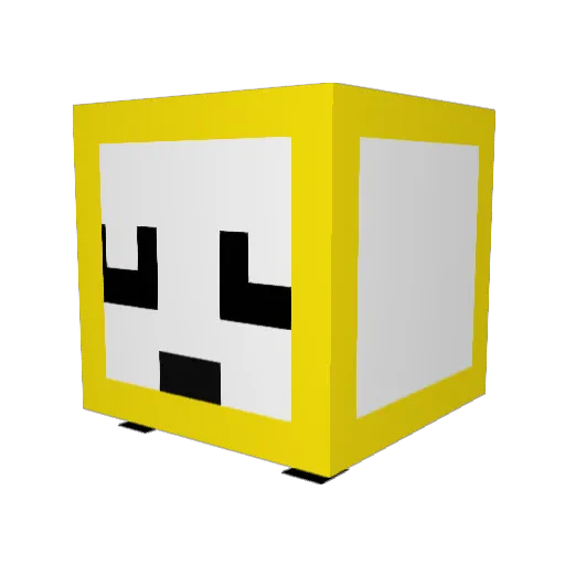 yopompas Minecraft avatar head, 3D render