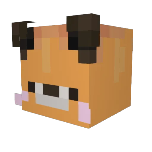 yor__0 Minecraft avatar head, 3D render
