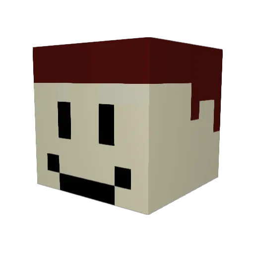 yoran_gg Minecraft avatar head, 3D render