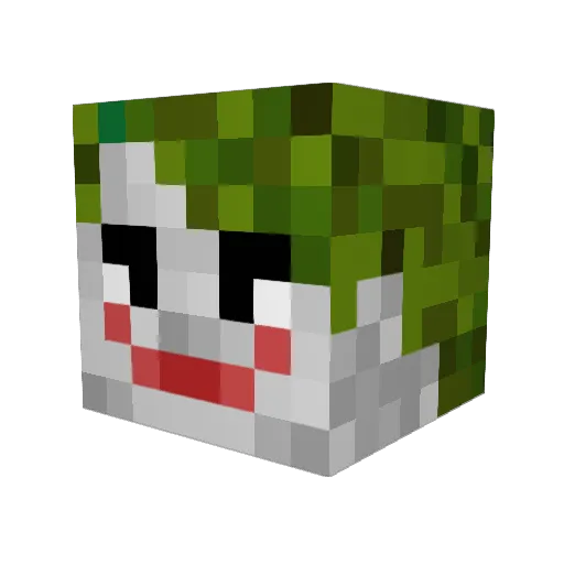 yorgi007 Minecraft avatar head, 3D render