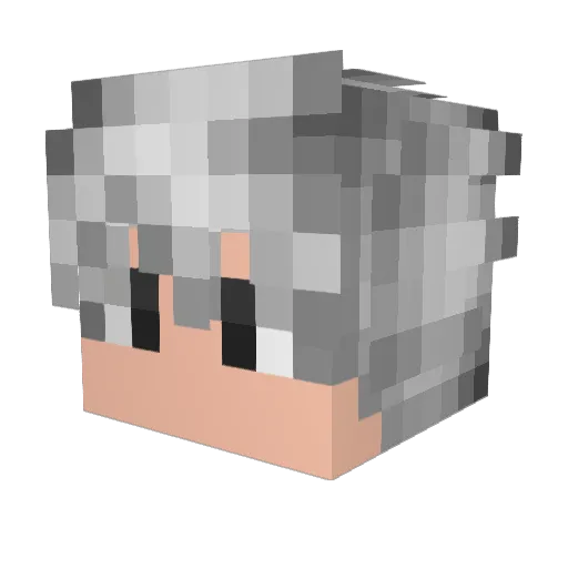yoriich Minecraft avatar head, 3D render