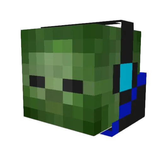 york1111 Minecraft avatar head, 3D render