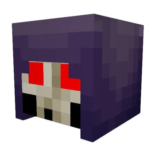 yorkamorphous Minecraft avatar head, 3D render