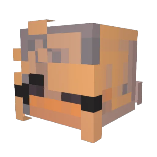 yorkminster Minecraft avatar head, 3D render