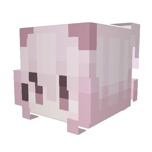 yorl Minecraft avatar head, 3D render