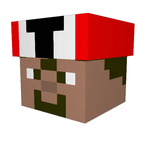 yort0333 Minecraft avatar head, 3D render